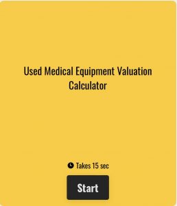 Used medical equipment market value