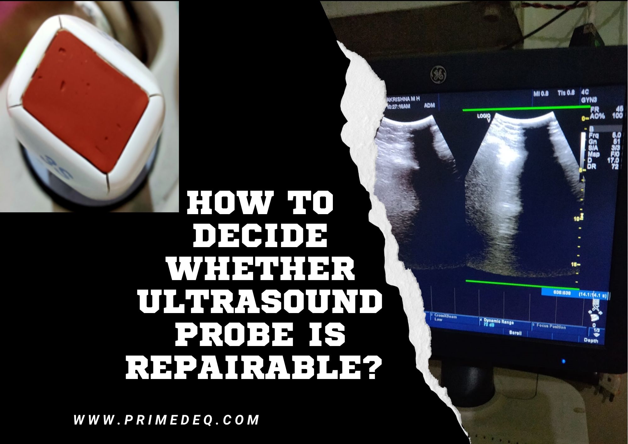 Ultrasound probe repair How to decide to repair or replace
