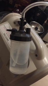 Disinfection of humidifier bottle
