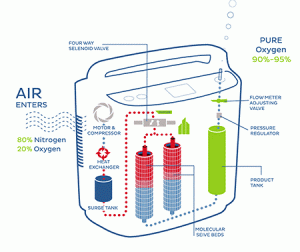 Zeolite Cylinders in Oxygen Concentrators