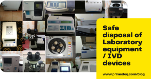 Safe disposal of laboratory equipment