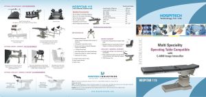 C - ARM TABLE HYDRAULIC (MANUAL)