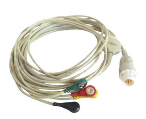 3 lead Ecg Cable compatible with Philips