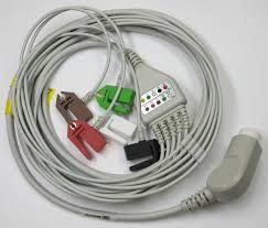 Single piece 5 lead ECG Cable