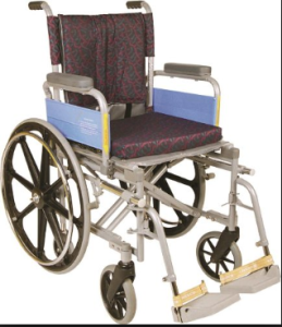 Invalid wheel chair deluxe with high back rest