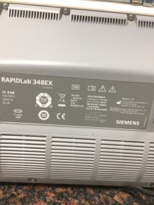 Siemens Blood gas Analyzer RAPIDLab 348EX , blood gas analyzer, rapidlab, Siemens, buy sell medical equipment, primedeq, medical equipment marketplace,medical equipment, e-marketplace, biomedical equipment online, rental, service, spares, AMC