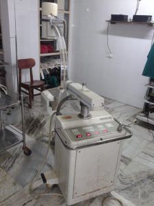 Pre owned Medico C-Arm Machine Surgico-60-D,C-  ARM, imaging scanner intensifier, C-shaped arm, x-ray source, x-ray detector, fluoroscopic intraoperative imaging, surgical, orthopedic, emergency care, high-resolution X-ray images
