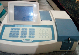 Erba Chem 7  Semi Auto Biochemistry Analyzer