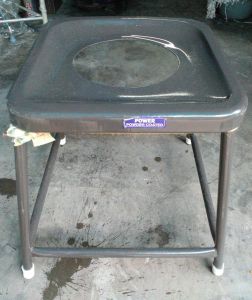 Commode stool MS Powder Coated