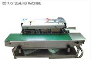 Continuous band sealer, rotary sealing machine 