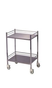 Dressing Trolley with Bowl and Bucket, Dressing Trolley with Basin and Bucket , Instrument trolley, instrument cabinet  , hospital dressing trolley , dressing cart , medical trolley, buy sell medical equipment, primedeq, medical equipment marketplace,medi
