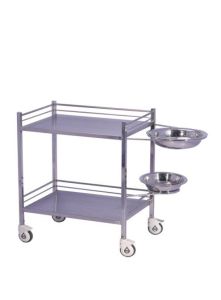 Mathurams Dressing Trolley with Basin and Bucket