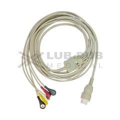 HP 5 Lead ECG Cable SNAP 12 PIN ECG-5081