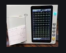 Niscomed ECG-601 Three Channel ECG Machine