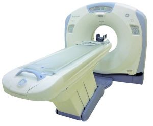 GE Brightspeed 16 slice CT scanner