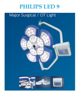 Philips Ceiling Mounted Surgical OT Light LED 9