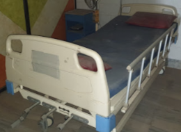 Motrized Icu Beds with Mattress & Side Railing