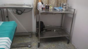 Instrument trolley Stainless Steel, instrument trolley in hospital, used hospital instrument trolley, buy sell medical equipment, primedeq, medical equipment marketplace,medical equipment, e-marketplace, biomedical equipment online, rental, service, spare