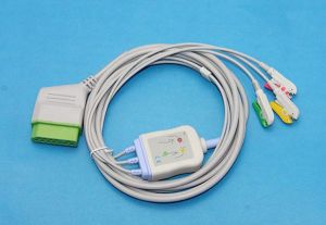 ECG cable assembly compatible with Nihon Kohden patient monitor, ECG cable, nihon kohden ECG cable, Nihon Kohden patient monitor, ECG cable assembly, buy sell medical equipment, primedeq, medical equipment marketplace,medical equipment, e-marketplace, bio