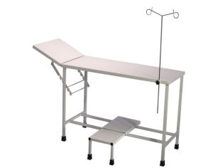 Mathurams Plain Examination Table HEAD RAISE MANUAL