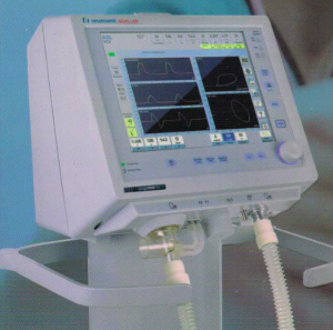 Schiller ICU ADULT/PEDIATRIC VENTILLATOR NEUMOVENT GRAPHNET TS