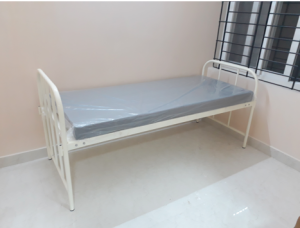 Buy Plain hospital bed  powder coated at best price
