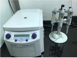 Eppendorf Centrifuge used 