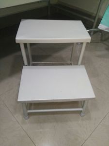 Step stool double step, step stool, single step stool, buy sell medical equipment, primedeq, medical equipment marketplace,medical equipment, e-marketplace, biomedical equipment online, rental, service, spares, AMC