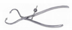 Buy PATELLA FORCEPS WITH SINGLE PRONG 270MM  at best price 