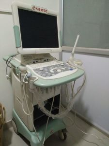 Pre-Owned Esaote Ultrasound Machine With Four Probesbuy sell medical equipment, primedeq, medical equipment marketplace,medical equipment, e-marketplace, biomedical equipment online, rental, service, spares, AMC, used, new equipment, WHOLE BODY COLOUR DOP